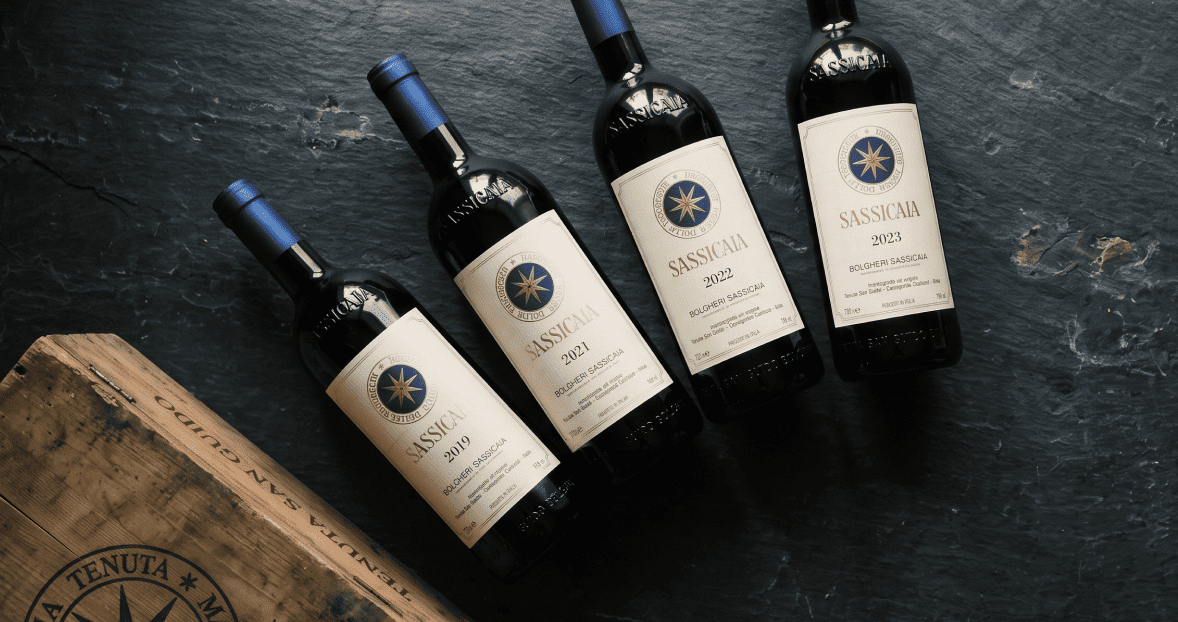 Sassicaia: le annate migliori da comprare oggi (verticale 2019–2023)