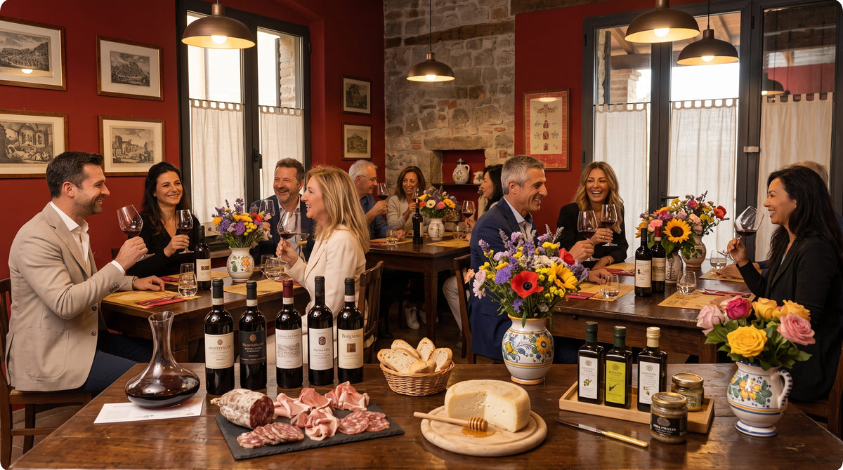 The kitchen room of Enoteca Properzio