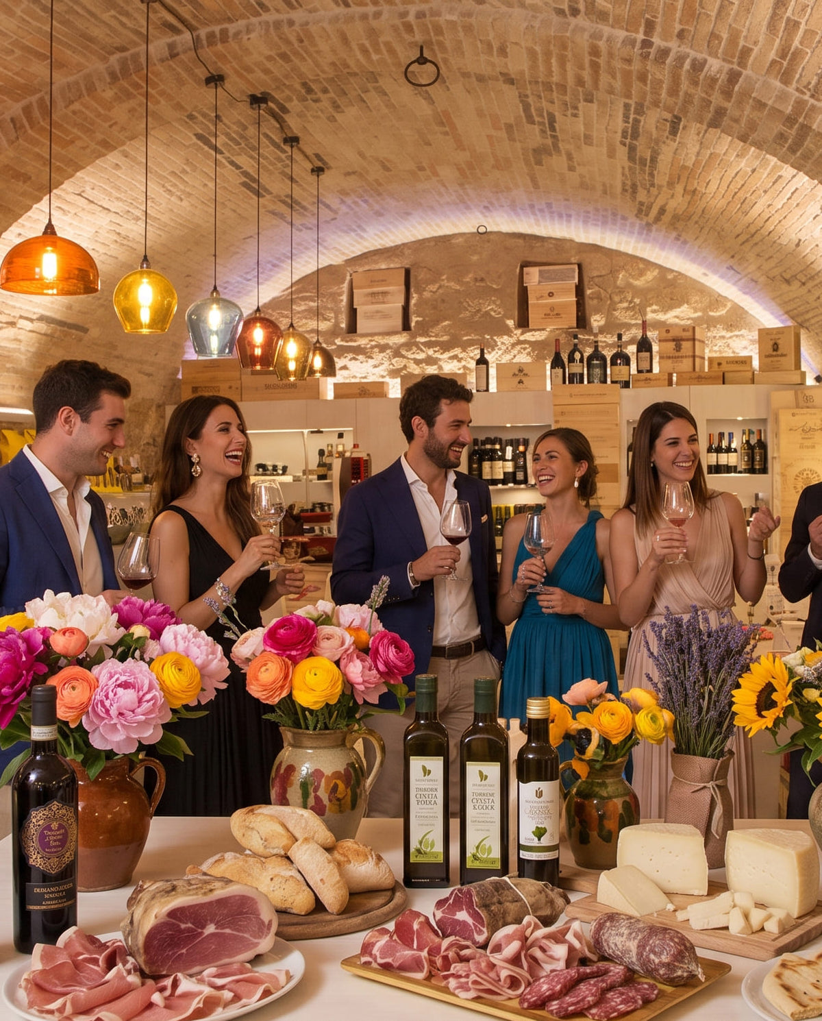 The upper room of Enoteca Properzio