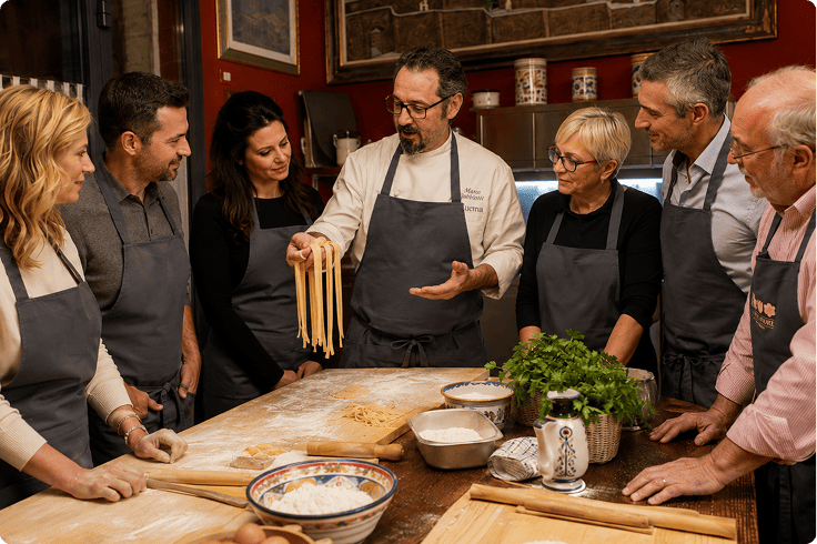 Six guests, never more