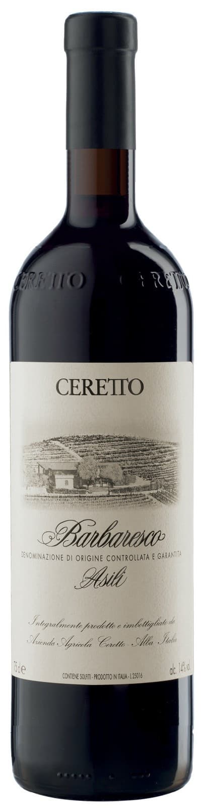 Barbaresco Asili Ceretto 2016 0.75 lt.