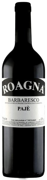Barbaresco Paje Roagna 2016 0.75 lt.