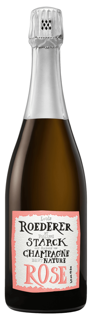 Champagne Rosé Brut Nature Louis Roederer & Philippe Starck 2015 0.75 lt.
