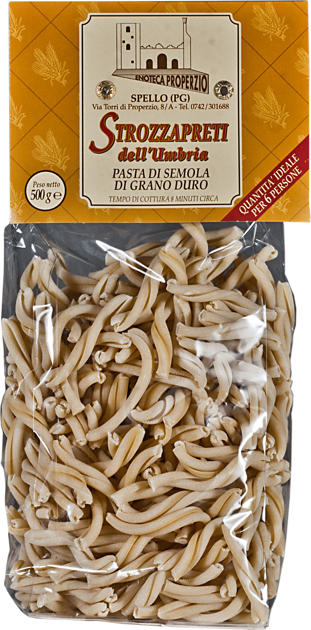 Strozzapreti dell'Umbria Enoteca Properzio 500 gr.
