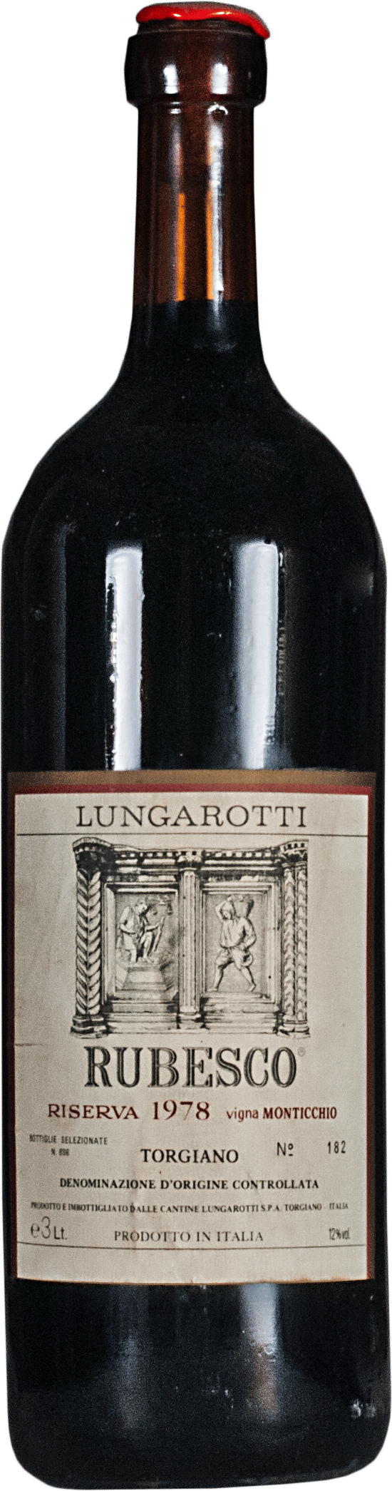 Rubesco Vigna Monticchio Riserva Lungarotti 1978 3 lt.