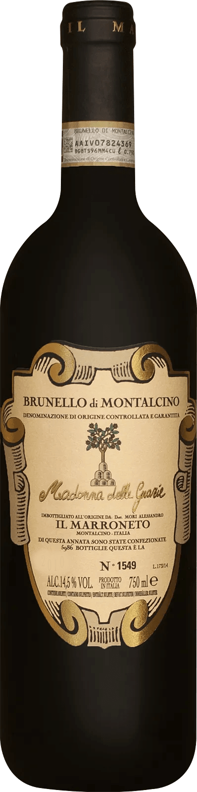 Brunello di Montalcino Il Marroneto Madonna delle Grazie 2015 0.75 lt.