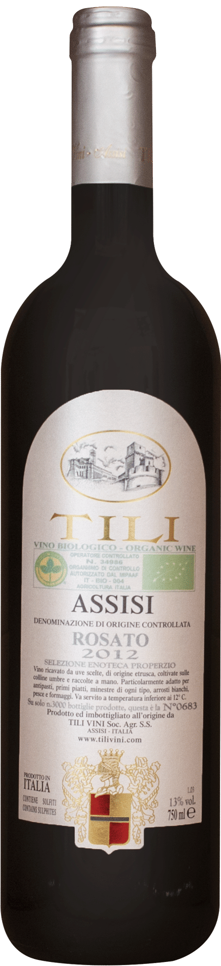 Assisi Rosato Tili 2020 0.75 lt.