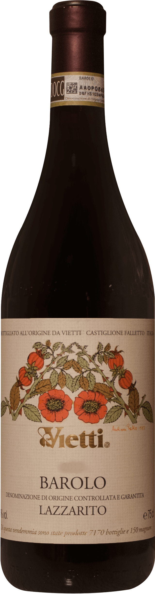 Barolo Lazzarito Vietti 2021 0.75 lt.