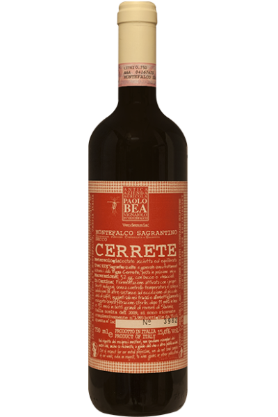 Sagrantino di Montefalco Cerrete Paolo Bea 2015 0.75 lt.