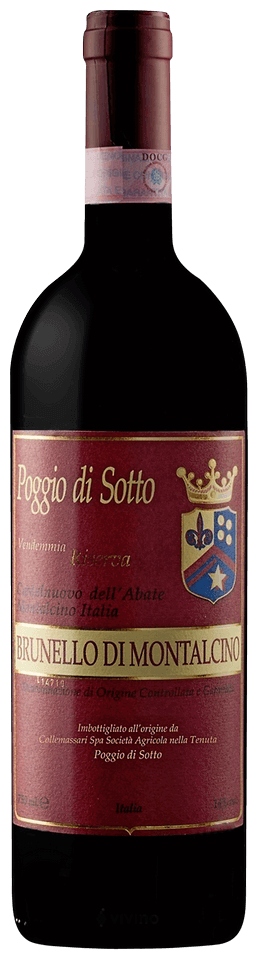 Brunello di Montalcino Riserva Poggio di Sotto 2019 0.75 lt.